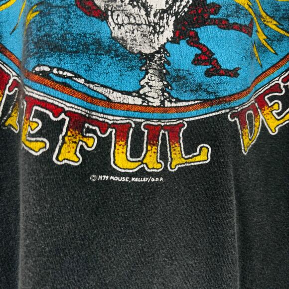 Vintage Greatful Dead T-Shirt Size XS 1980 New Year Concert Band T Shirt - Picture 4 of 10